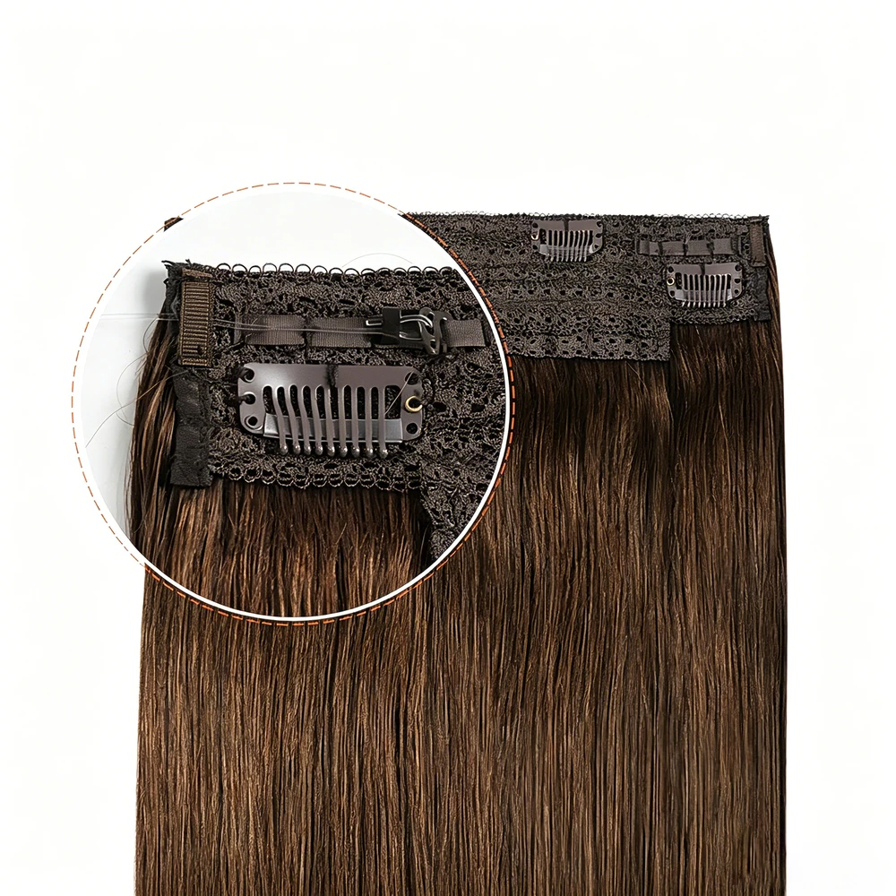 human hair bone straight blend